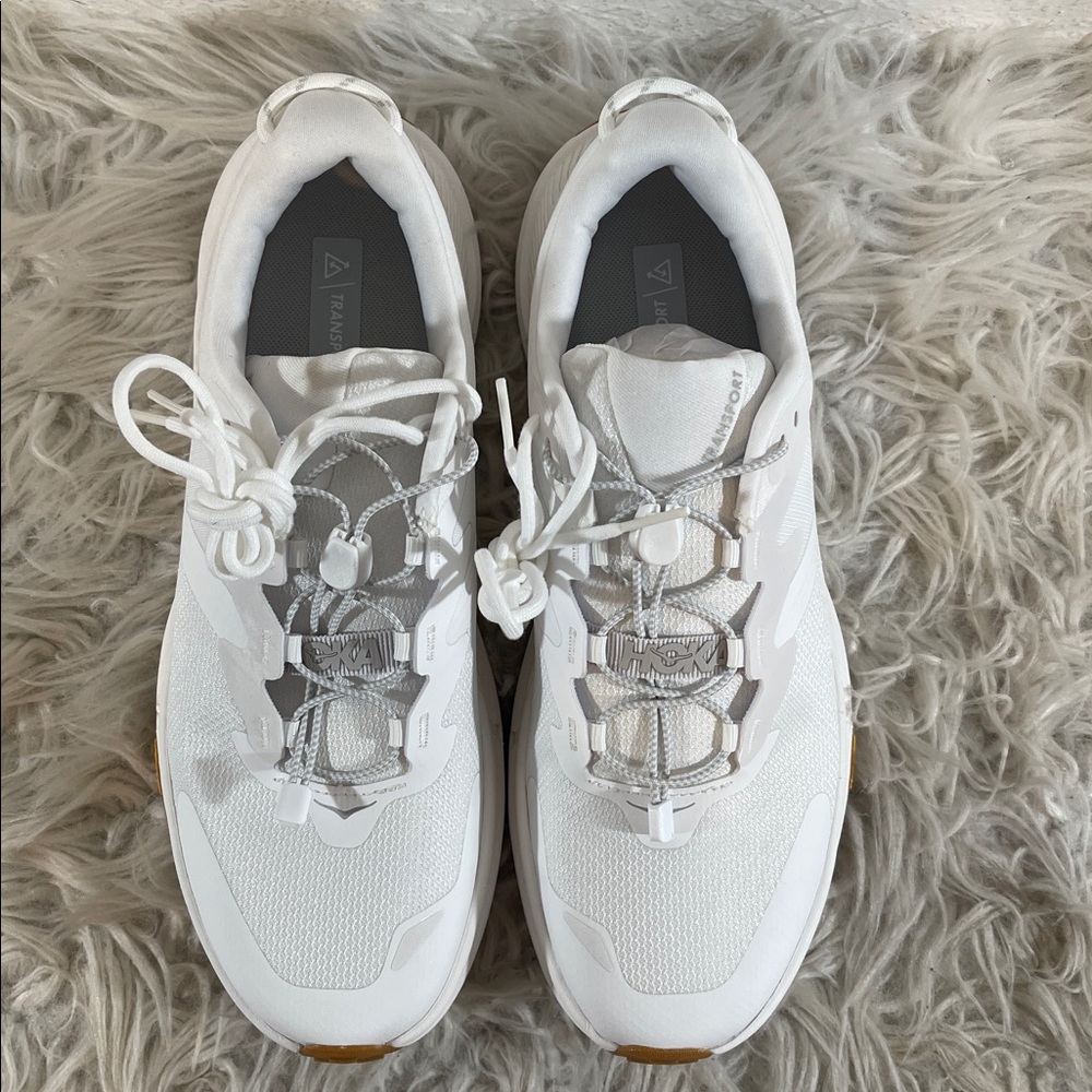 HOKA Women's Transport White Athletic Walking Shoes Sneakers Size 9.5 B NEW - Picture 5 of 16